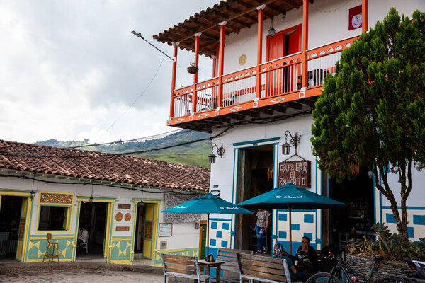 Консепсьон, Колумбия - 20 января 2024 года. Город Консильон, расположенный в департаменте Антиокия в Колумбии.