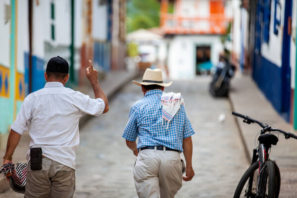 Консепсьон, Колумбия - 20 января 2024 года. Город Консильон, расположенный в департаменте Антиокия в Колумбии.