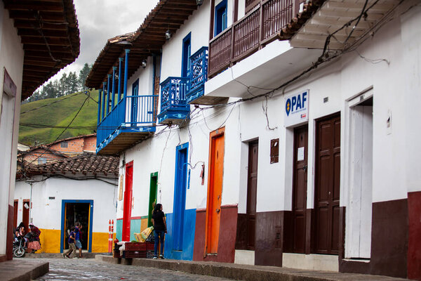 Консепсьон, Колумбия - 20 января 2024 года. Город Консильон, расположенный в департаменте Антиокия в Колумбии.