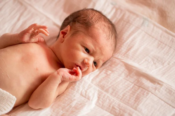 Bebé Está Esperando Madre Preparación Para Lactancia Materna — Foto de Stock