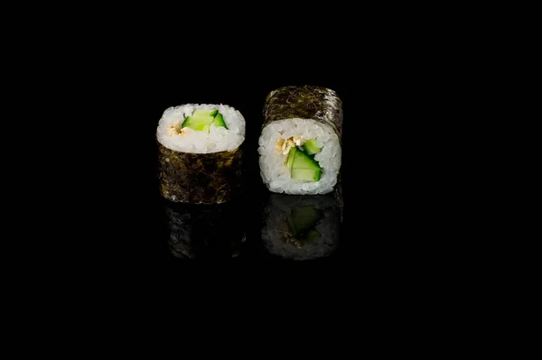 Veggie Rulle Med Grönsaker Japansk Mat — Stockfoto