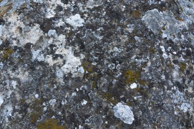 Büyük çatlaklar ve çizikler ile soğuk taş. Konsept Tasarım Arka Planı