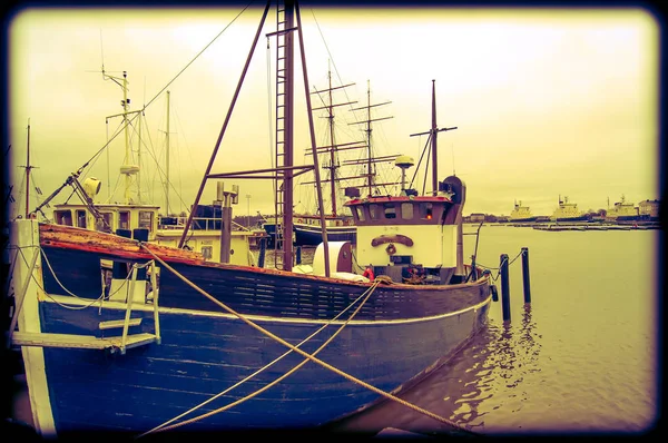 Стара Човен Перебування Гавані Гельсінкі Фінляндії — стокове фото