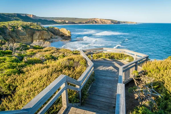 Attis Bod Pohledu Rozhledna Great Ocean Road Austrálie — Stock fotografie