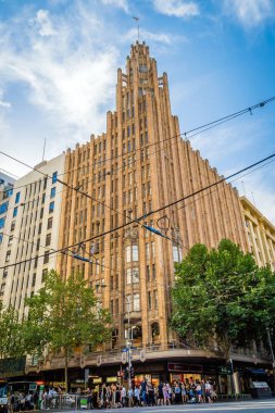 Yaz aylarında Melbourne, Avustralya, town hall