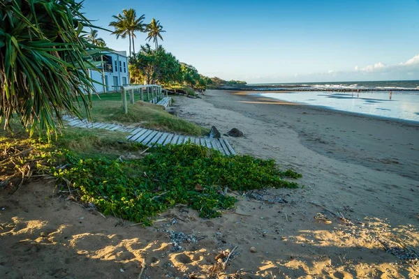 Plage Bundaberg Dans Queensland Australie Été — Photo