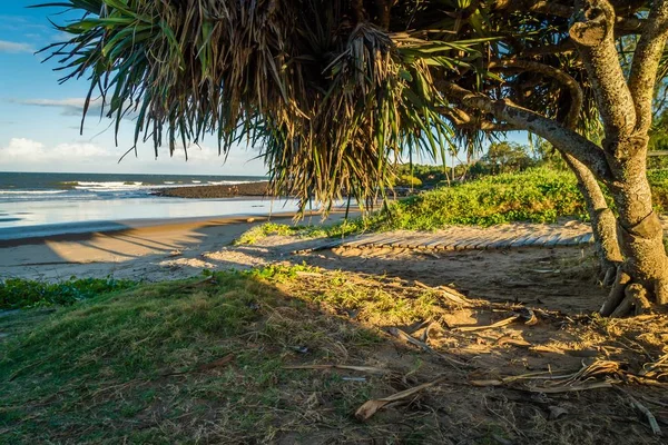 Playa Bundaberg Atardecer Queensland Australia — Foto de Stock