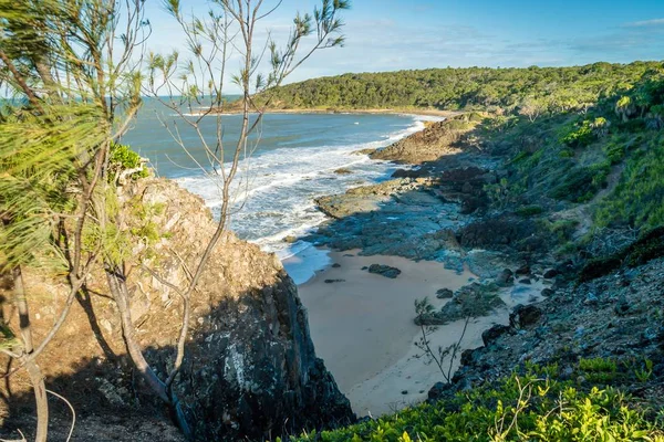 Côte Queensland Été Plage Dans Une Crique — Photo