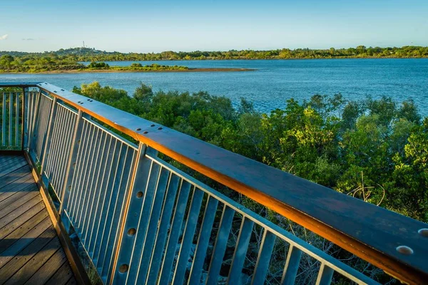 Pioneer River Sunset Summer Mackay Queensland Australia — Stock fotografie