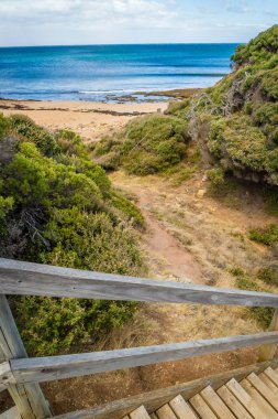 Creek ve koyu Torquay, Victoria, Avustralya