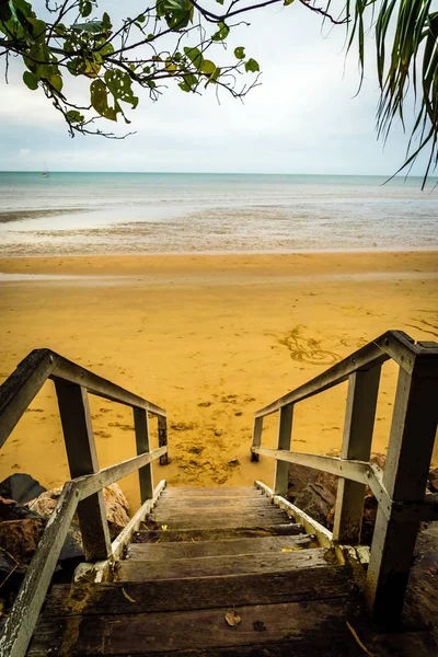 Torquay Schody Pláž Hervey Bay Queensland Austrálie — Stock fotografie