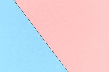 Kavun ve soluk mavi renkli, sulu boya kağıt doku soyut geometrik gökkuşağı Pastel arka plan