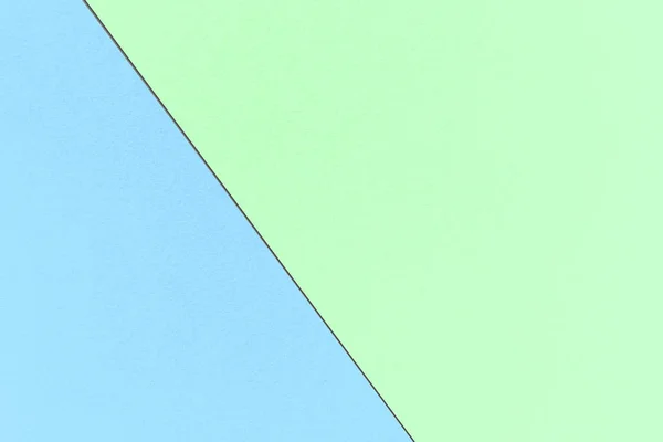 マジック ミントと薄いシアン色 水彩紙の質感と抽象的な幾何学的なレインボー パステル背景 — ストック写真