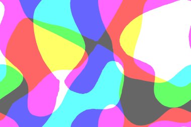 Rüya gibi curvy arka plan pastel renkler ile