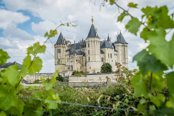 Castillo Saumur Verano Valle Del Loira — Foto de Stock