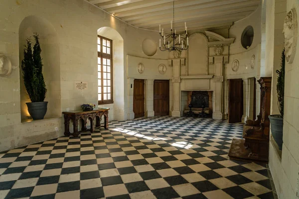 Yaz aylarında Chenonceau galeride bir Fransız loire Şato