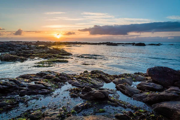 Sunset in Le Croisic region in Brittany in France — Stock Photo, Image