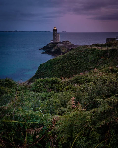 Petit minou faro en Francia, los faros más bellos del mundo — Foto de Stock