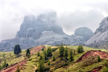 İtalya, Veneto, dağlar, Dolomites.