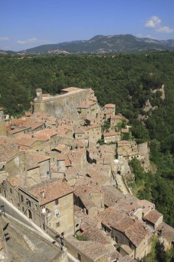 İtalya, Toskana, Sorano Köyü, Grosseto bölgesi.