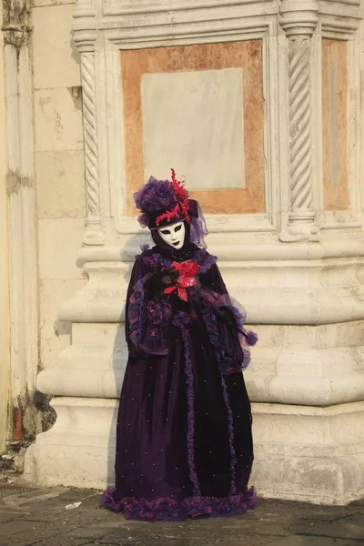 Italia Véneto Venecia Ciudad Máscara Del Carnaval — Foto de Stock