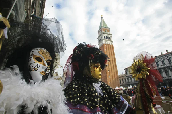 Italia Véneto Venecia Ciudad Máscara Del Carnaval — Foto de Stock