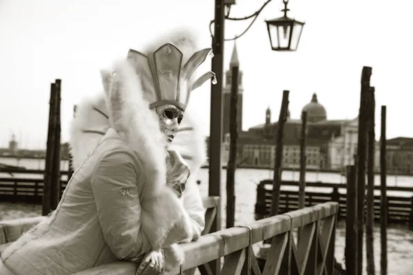 Italia Véneto Venecia Ciudad Máscara Del Carnaval — Foto de Stock