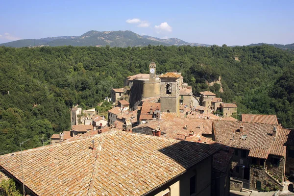 İtalya, Toskana, Sorano Köyü, Grosseto bölgesi.