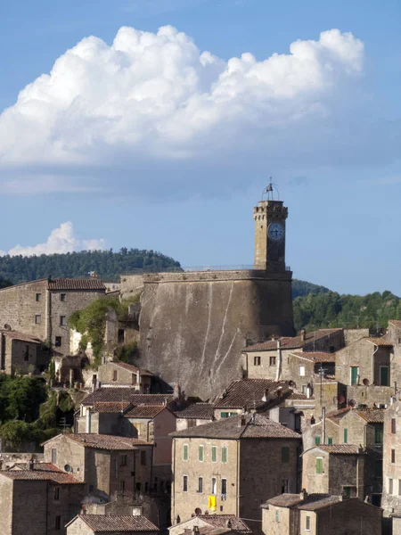 Italien Toscana Den Sorano Village Grosseto District — Stockfoto