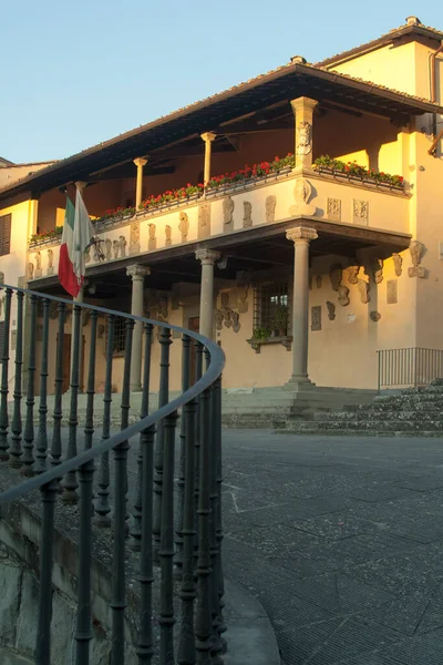 İtalya, Toskana, Floransa, Fiesole, Belediye Binası.