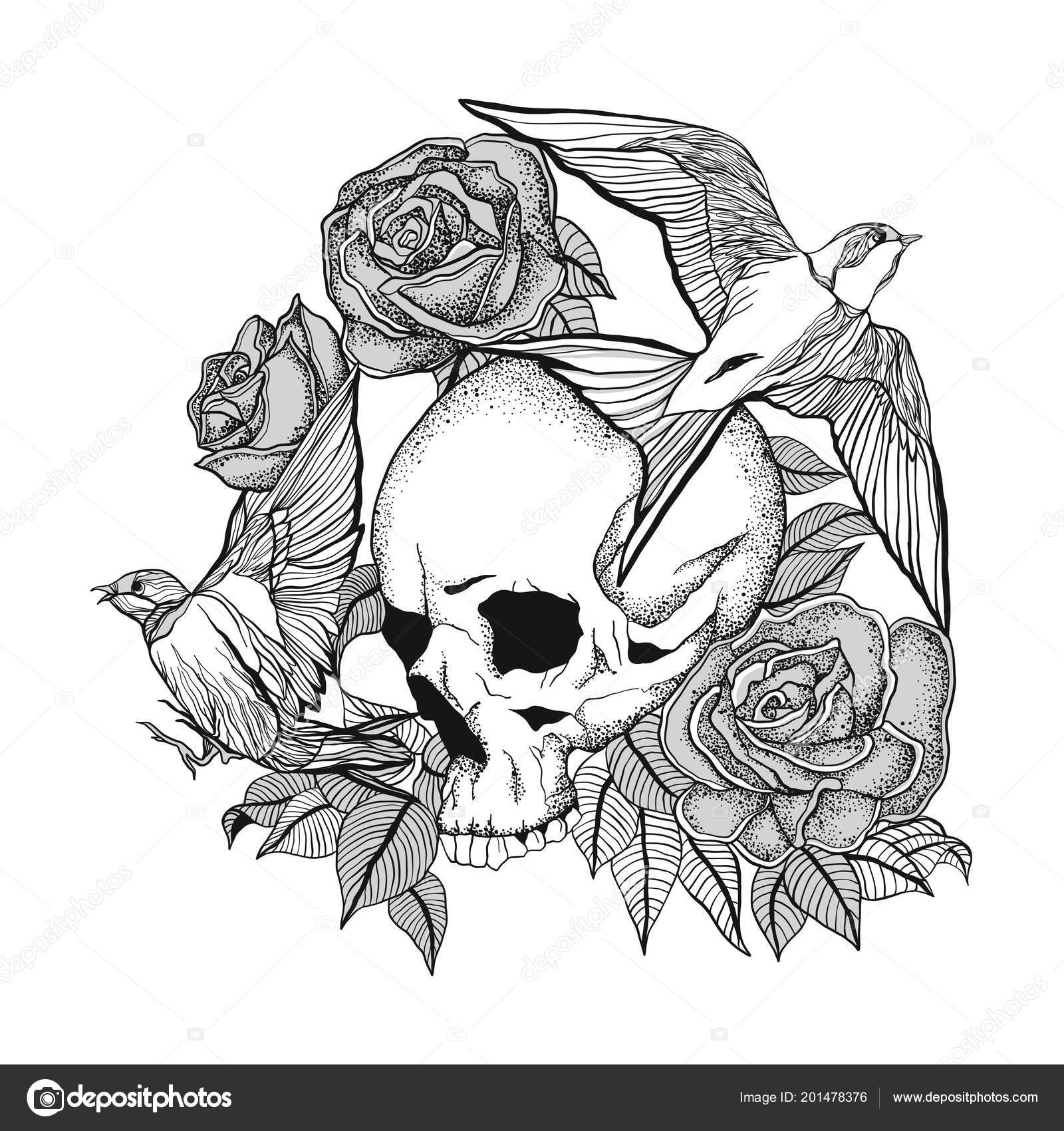 101 Best Skull And Rose Tattoo Ideas You Have To See To Believe  Outsons