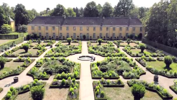 Parks Dusseldorf Volksgarten Rose Garden Aerial View Germany