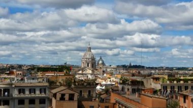 Havadan görünüm Altare della Patria, San Carlo al Corso