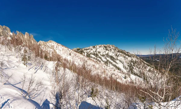 Vista Panorâmica Topo Montanha — Fotografia de Stock