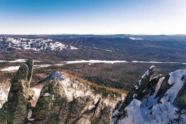 Taganay Nemzeti Park Déli Ural Oroszország — Stock Fotó