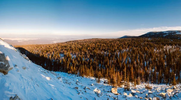 Panoramisch Uitzicht Vanaf Berg Naakte Sopka — Stockfoto