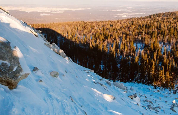 Panoráma Hegyről Meztelen Sopka — Stock Fotó