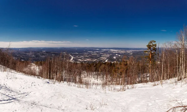 Skidbacken Zawyaliha Mountain — Stockfoto