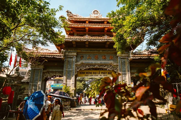 Pagoda Long Son Wietnam Mieście Nha Trang Maja 2015 — Zdjęcie stockowe