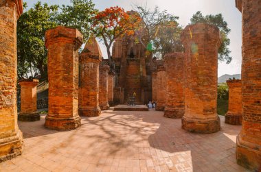 Cham Kuleleri. Vietnam. Nha Trang. Mayıs 25, 2015