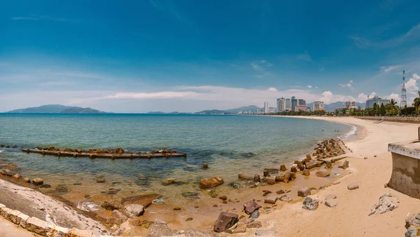 Panoramautsikt Över Nha Trangs Kust Vietnam Nha Trang — Stockfoto