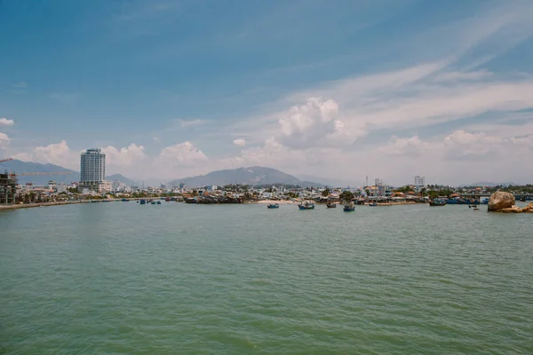 Panoramautsikt Över Khanh Hoa Vietnam Nha Trang — Stockfoto