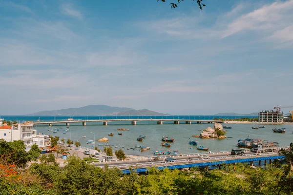 Vista Del Puente Norte Vietnam Nha Trang —  Fotos de Stock