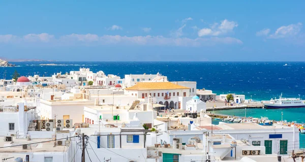 Město Mykonos Cyclades Řecko — Stock fotografie