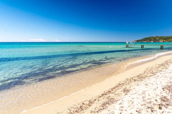 güzel manzara Pampelonne plajda, Saint Tropez, French riviera, Fransa 