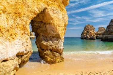 Görünümü kum plajındaki Praia yapmak Camilo Lagos Portekiz Algarve'deki/daki oteller