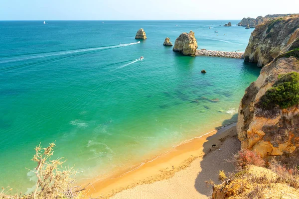 라고스 포르투갈의 해변에서 — 스톡 사진