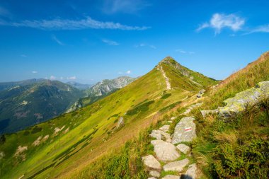 Polonya'da Tatra dağlarının güzel manzara görünümü