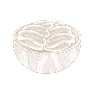 Vektör İllüstrasyon Logo Hattı Sanat Deniz kestaneleri Turuncu Havyar 