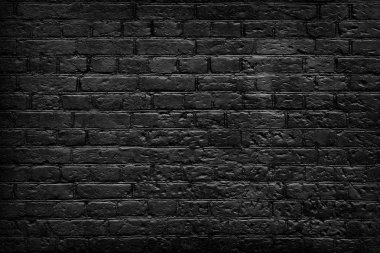 eski siyah tuğla duvar arkaplanı.